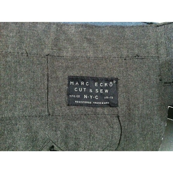 MARK ECKO MENS NEW CHARCOAL 80%POLYESTER 20%RAYON CASUAL SHORTS SLIM FIT SIZE:38 - Picture 2 of 4